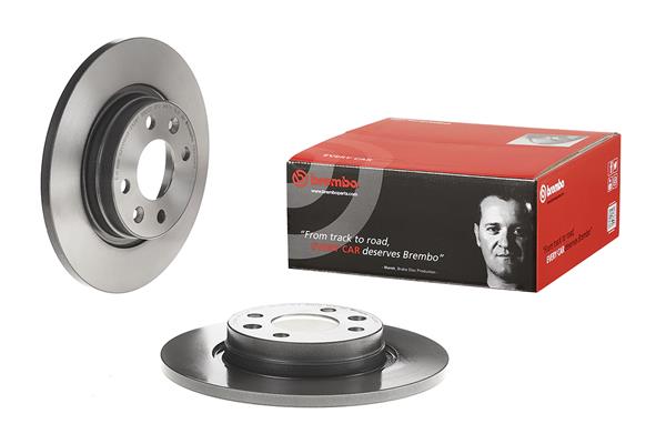 Brembo 2x Brake Discs Pair Solid Front 08.A268.11 [PM2237739]