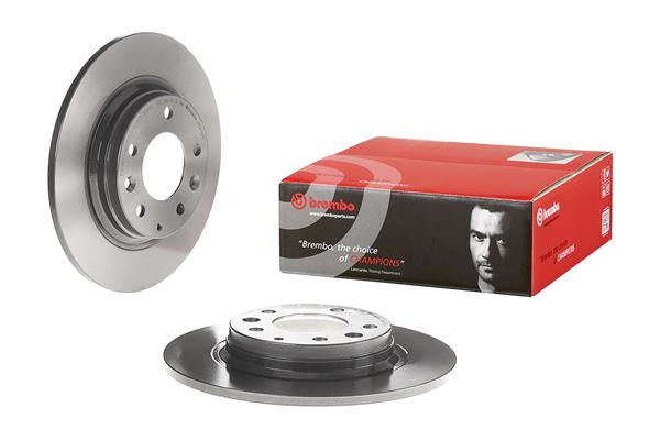 Brembo 2x Brake Discs Pair Solid Rear 08.A112.11 [PM2237704]