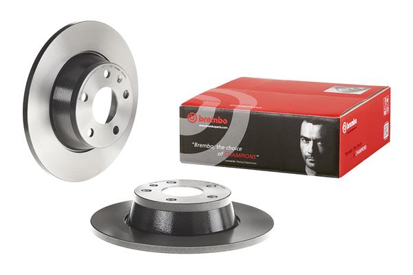 Brembo 2x Brake Discs Pair Solid Rear 08.9769.11 [PM2237667]