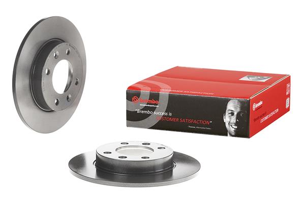 Brembo 2x Brake Discs Pair Solid Rear 08.9719.11 [PM2237655]