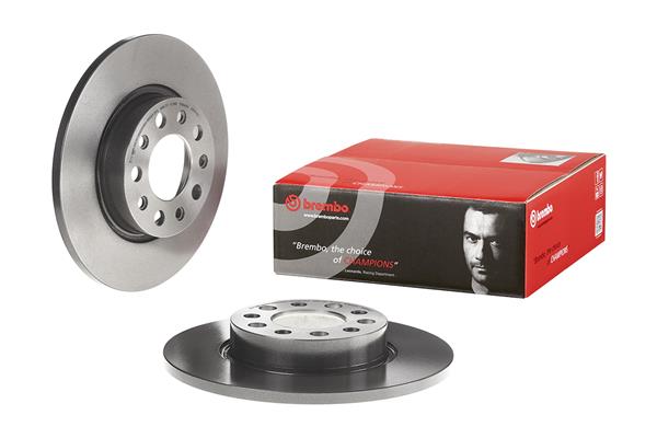 Brembo 2x Brake Discs Pair Solid Rear 08.9364.21 [PM2237589]