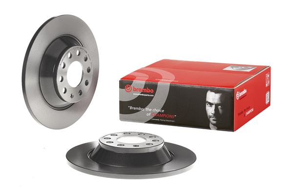 Brembo 2x Brake Discs Pair Solid Rear 08.8843.21 [PM2237547]