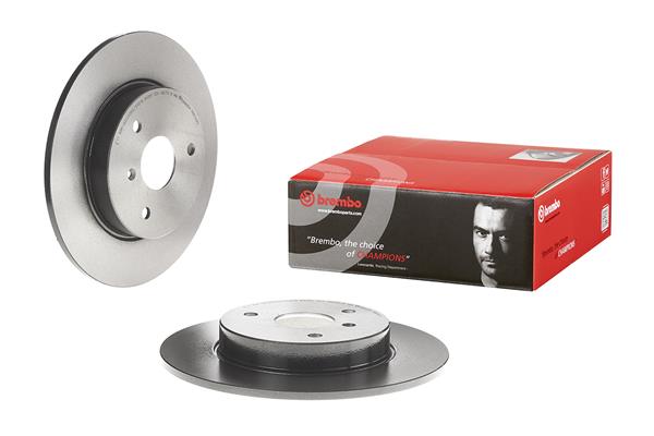 Brembo 2x Brake Discs Pair Solid 08.8163.11 [PM2237511]