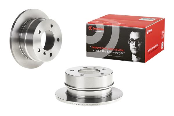 Brembo 08.7724.10 2x Brake Discs Pair Solid