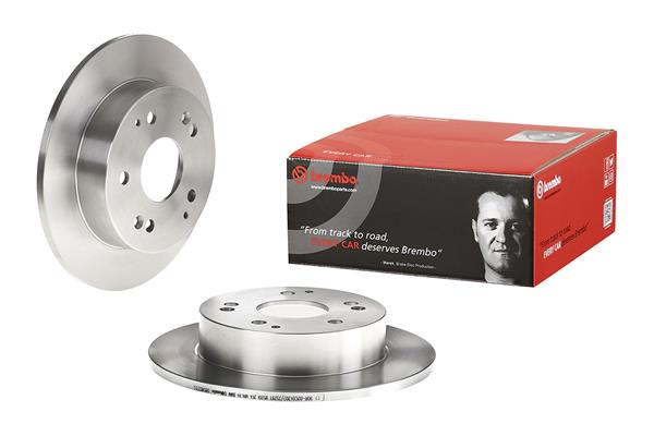 Brembo 2x Brake Discs Pair Solid Rear 08.5803.30 [PM2237359]