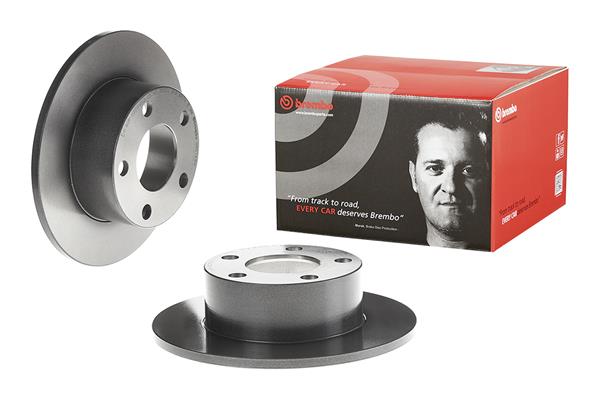 Brembo 2x Brake Discs Pair Solid Rear 08.5743.11 [PM2237345]