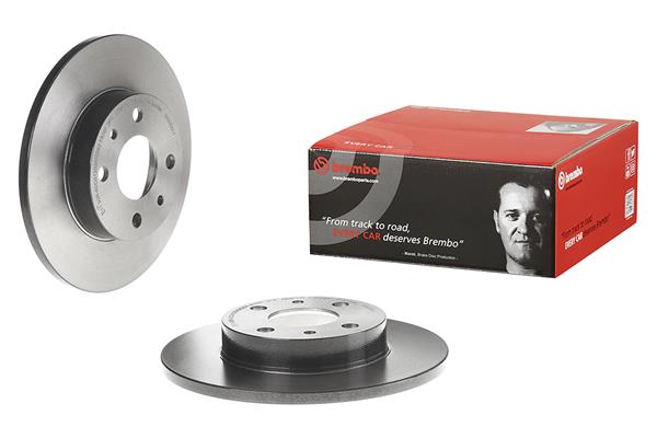 Brembo 2x Brake Discs Pair Solid 08.5085.11 [PM2237223]