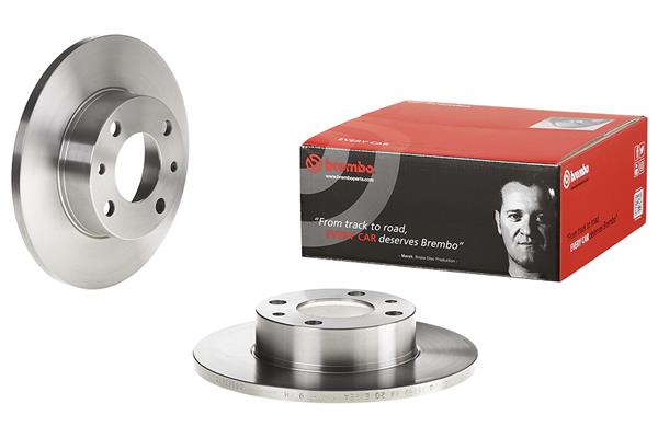 Brembo 2x Brake Discs Pair Solid 08.3636.10 [PM2237125]