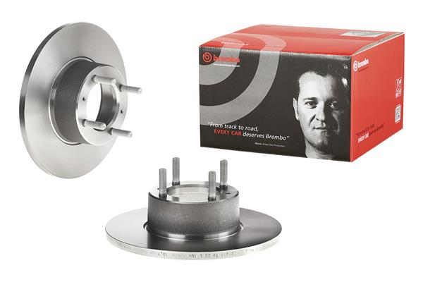 Brembo 2x Brake Discs Pair Solid Front 08.2565.30 [PM2237064]