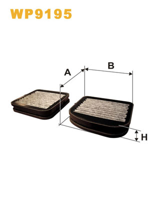 Wix Filters Pollen / Cabin Filter WP9195 [PM1893000]