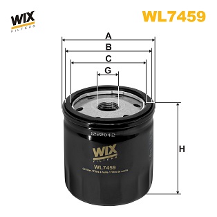 Wix Filters Oil Filter WL7459 [PM1892617]