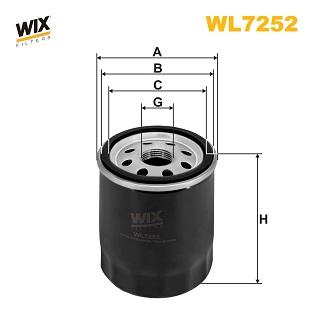 Wix Filters Oil Filter WL7252 [PM1892529]
