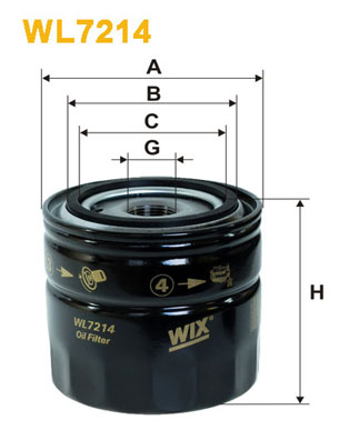 Wix Filters Oil Filter WL7214 [PM1892499]
