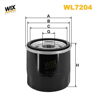 Wix Filters Oil Filter WL7204 [PM1892495]