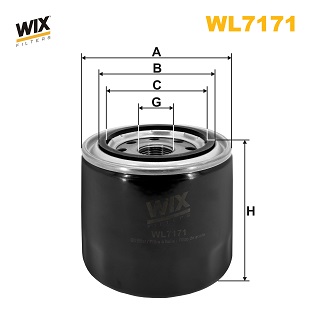 Wix Filters Oil Filter WL7171 [PM1892479]