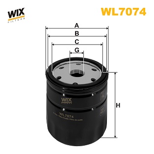 Wix Filters Oil Filter WL7074 [PM1892419]