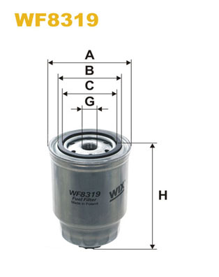 Wix Filters Fuel Filter WF8319 [PM1892211]