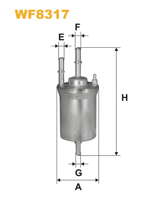 Wix Filters Fuel Filter WF8317 [PM1892209]