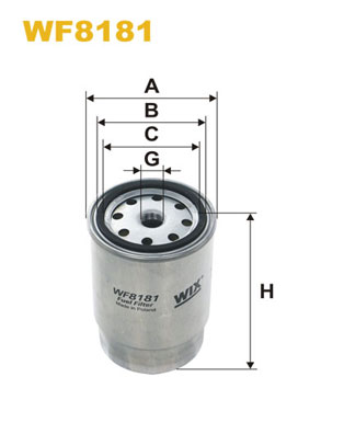 Wix Filters Fuel Filter WF8181 [PM1892144]