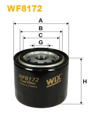 Wix Filters Fuel Filter WF8172 [PM1892137]