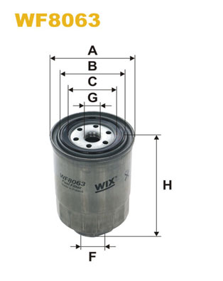 Wix Filters Fuel Filter WF8063 [PM1892081]