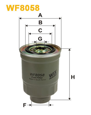 Wix Filters Fuel Filter WF8058 [PM1892077]