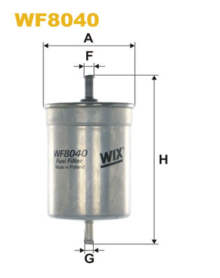 Wix Filters Fuel Filter WF8040 [PM1892062]