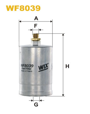 Wix Filters Fuel Filter WF8039 [PM1892061]
