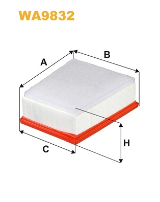 Wix Filters Air Filter WA9832 [PM1891980]