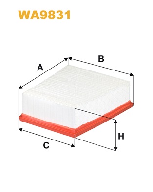 Wix Filters Air Filter WA9831 [PM1891979]