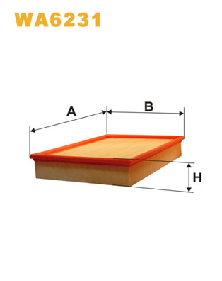Wix Filters Air Filter WA6231 [PM1891210]