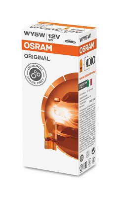 Osram 2827NA Wy5w 501a 12v 5w Amber Trade Pk