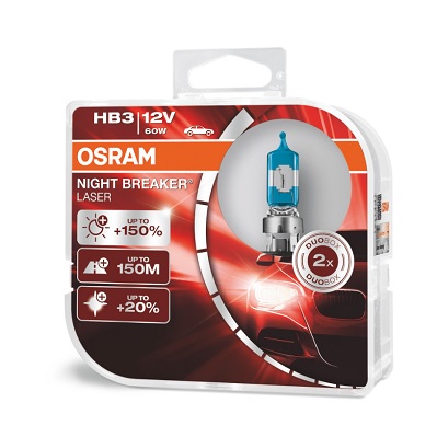 Osram (Pk2)Hb3 Nb Laser Plus 150 Duo Pack 9005NL-HCB [PM1619969]