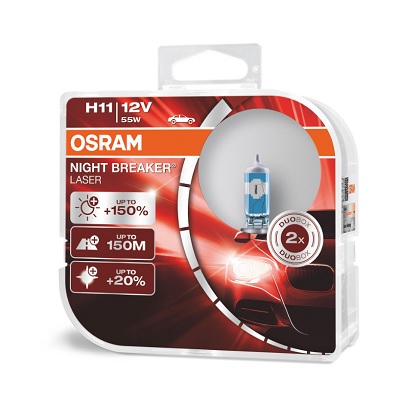 Osram (Pk2)H11 Nb Laser Plus 150 Duo Pack 64211NL-HCB [PM1619914]