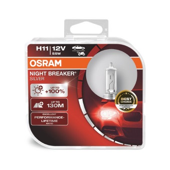 Osram H11 Night Breaker Silver 100 (X2) 64211NBS-HCB [PM1619911]