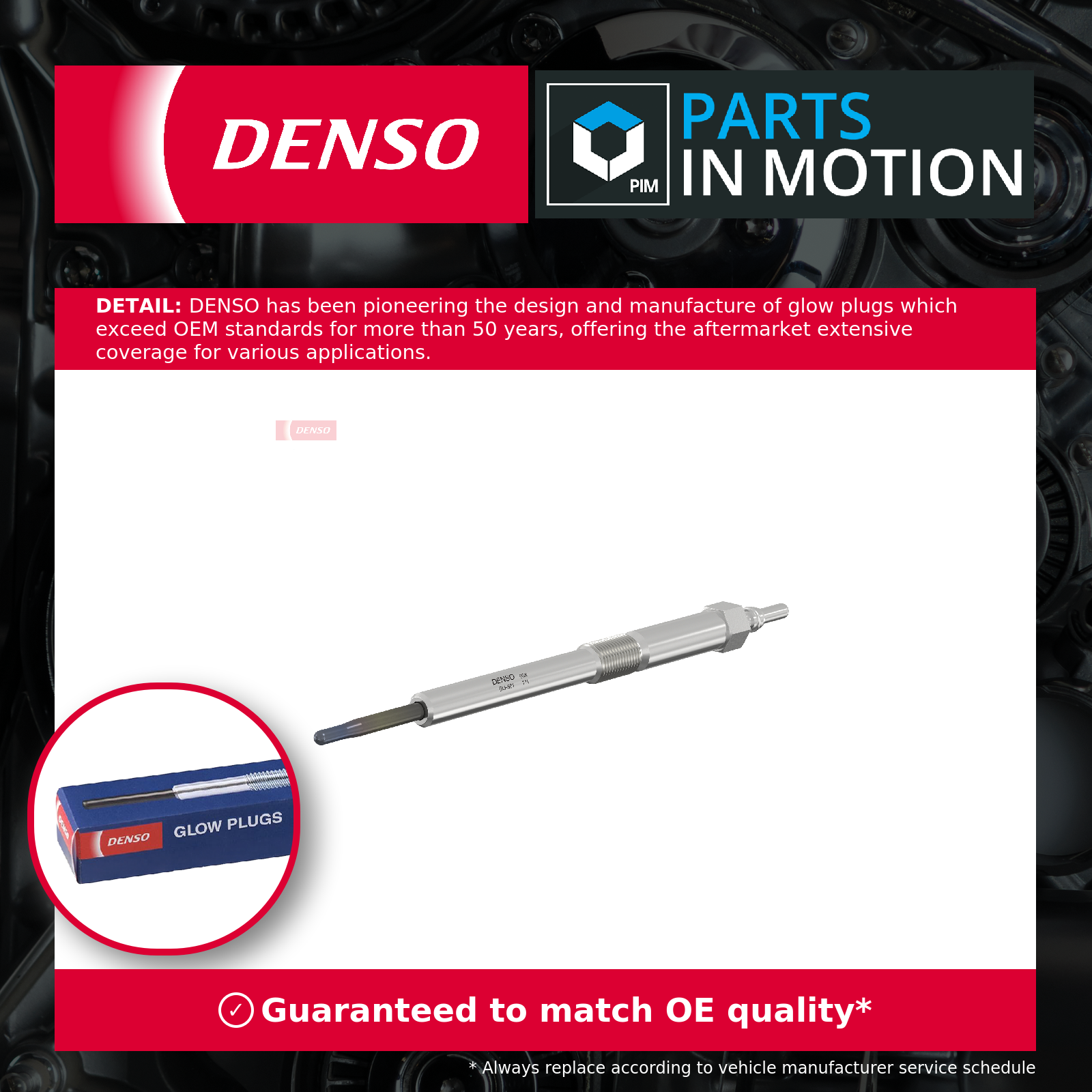 Denso Glow Plugs Set 4x DG-601 [PM951358]