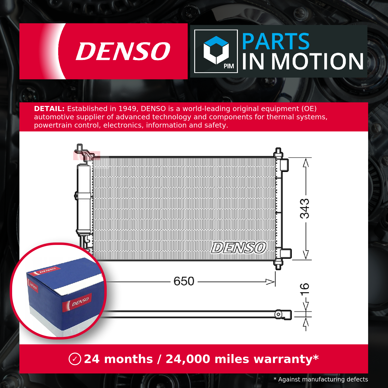 Fits DENSO-KLIMATYZACJA DCN46020 AC CONDENSER ⭐UK Stock⭐ - Image 4