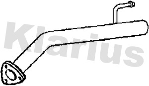 Klarius Exhaust Pipe Rear HA375X [PM879489]