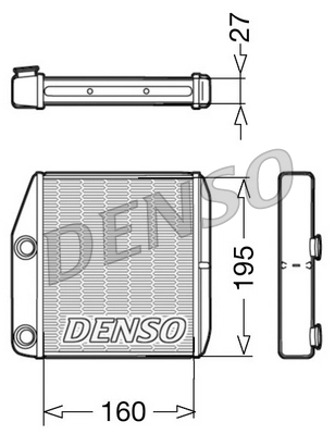 Denso Heater Matrix DRR09075 [PM615800]
