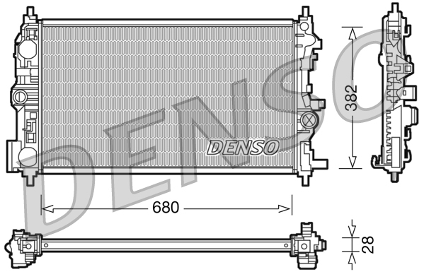 Denso DRM20078 Radiator