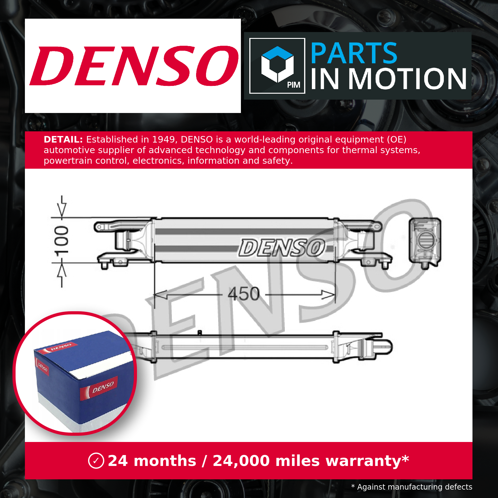 Denso Intercooler DIT20001 [PM614675]