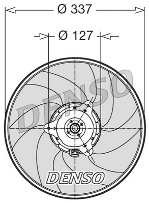 Denso Radiator Fan DER21002 [PM613332]