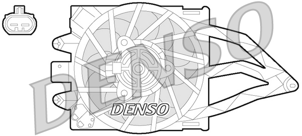 Denso Radiator Fan DER09057 [PM613290]