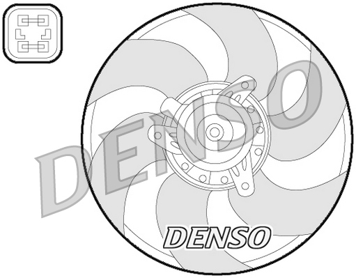 Denso Radiator Fan DER07009 [PM613244]