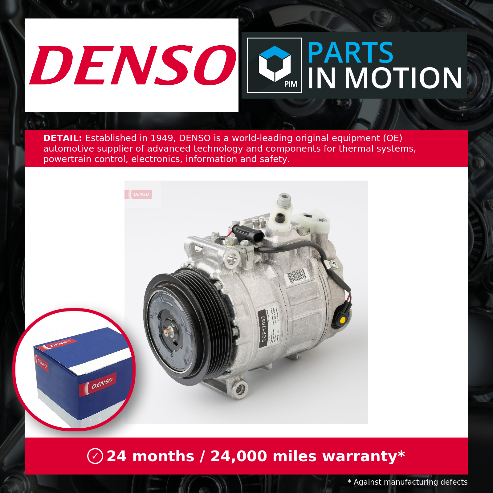 Denso Air Con Compressor DCP17053 [PM613006]
