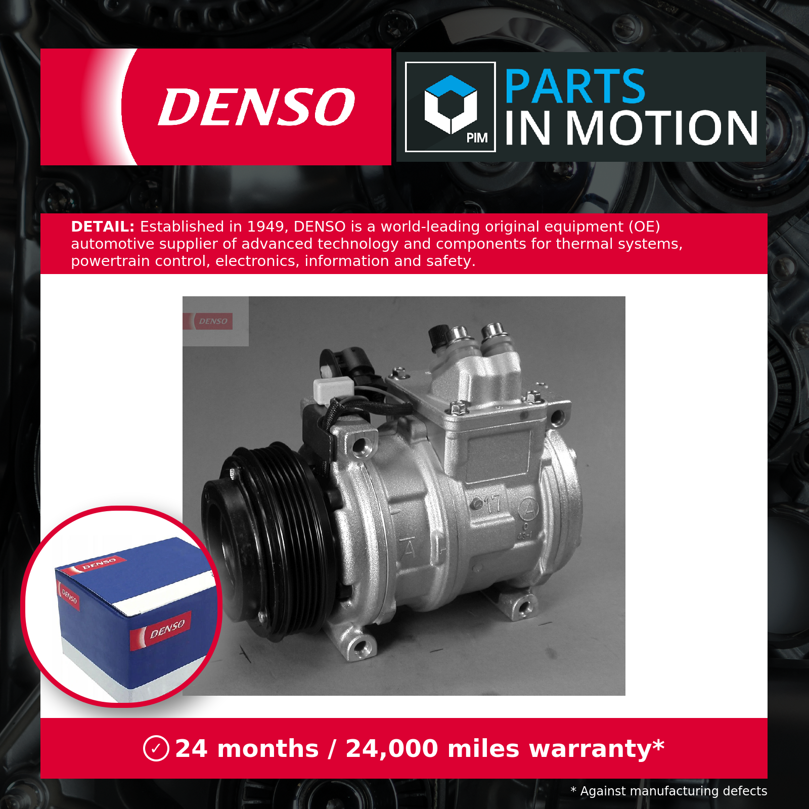 COMPRESSOR AIR CONDITIONING DCP05003 FOR BMW Z3/Roadster/E36 M43B18 1.8L 4cyl - Image 19