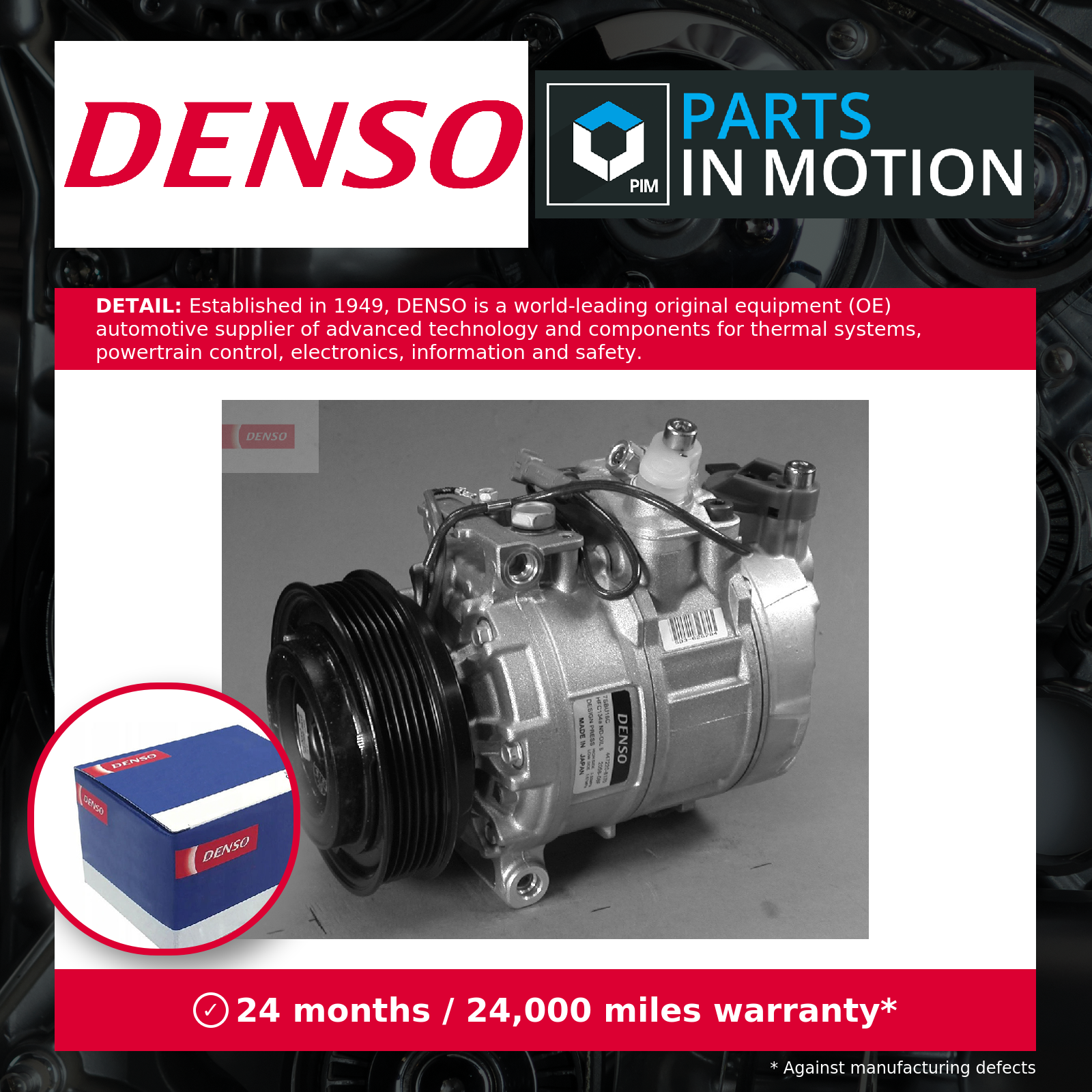 Denso Air Con Compressor DCP02005 [PM612858]