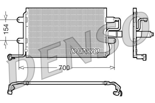 Denso Air Con Condenser DCN32017 [PM612763]