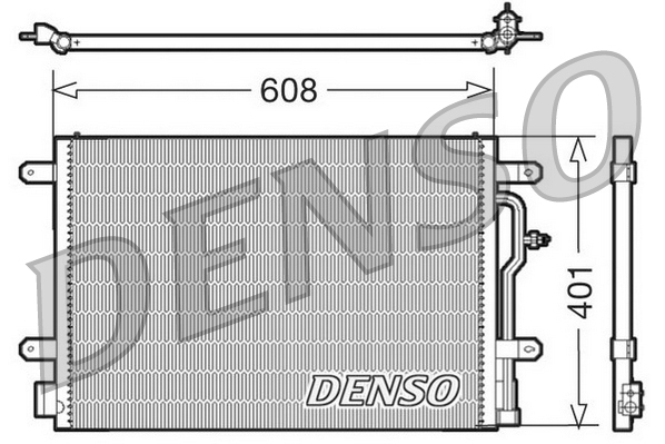 Denso DCN02012 Air Con Condenser