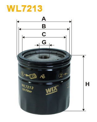 Wix Filters Oil Filter WL7213 [PM403683]